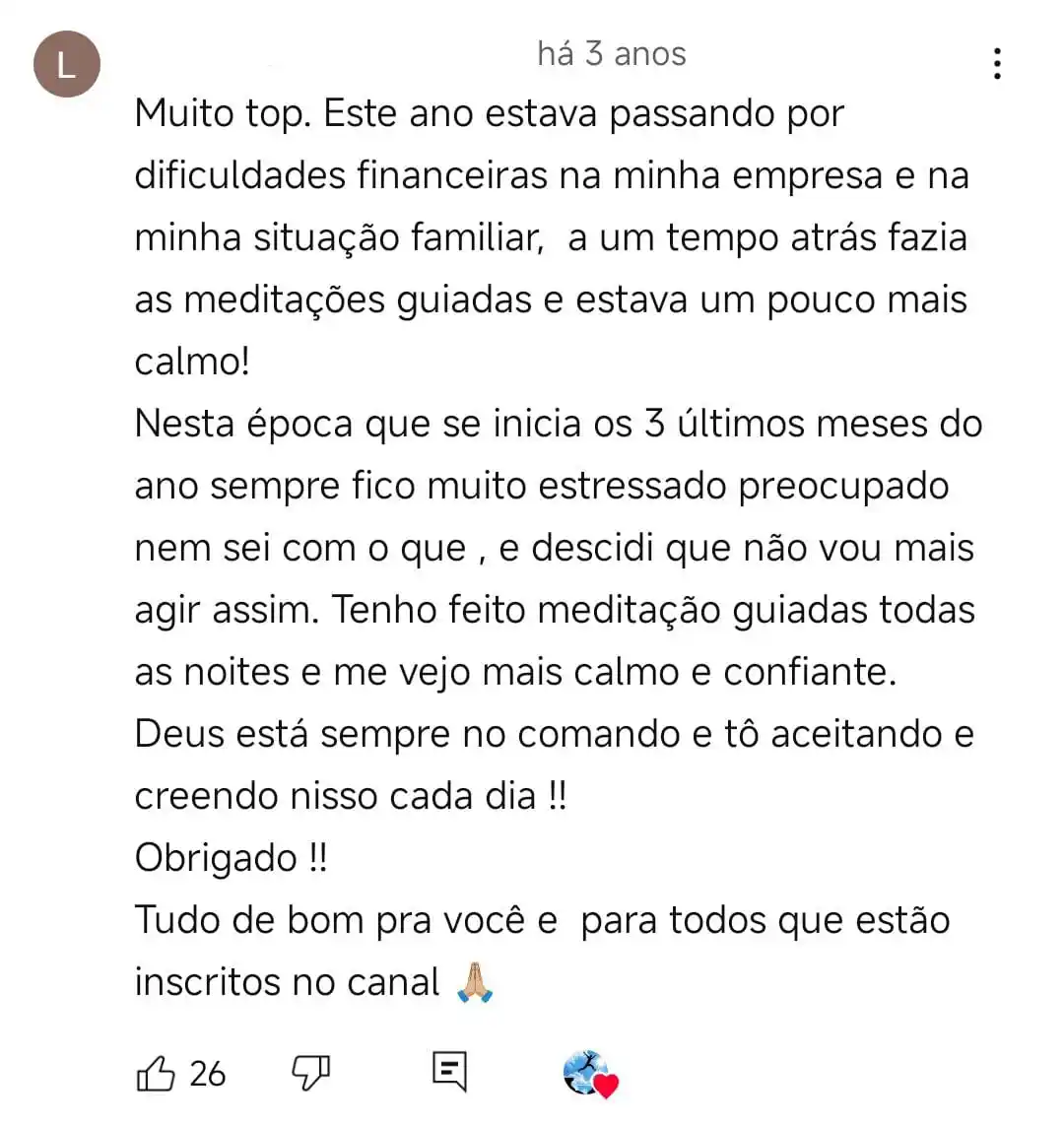 Depoimento que inspira 40