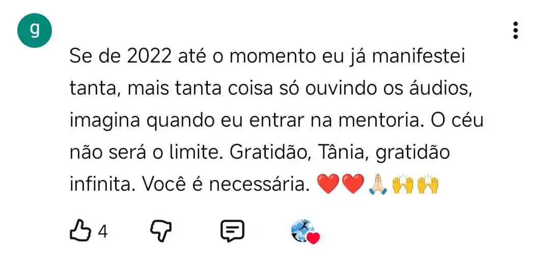 Depoimento que inspira 47