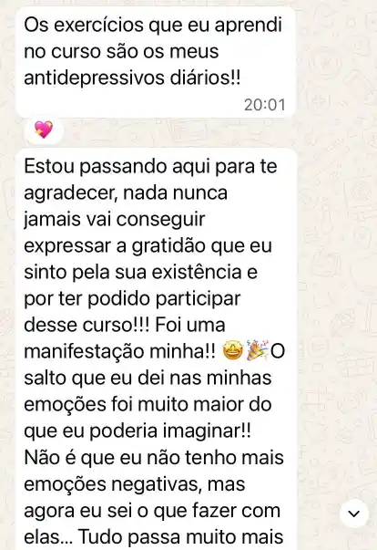 Resultado 17 do curso de Psicologia Positiva