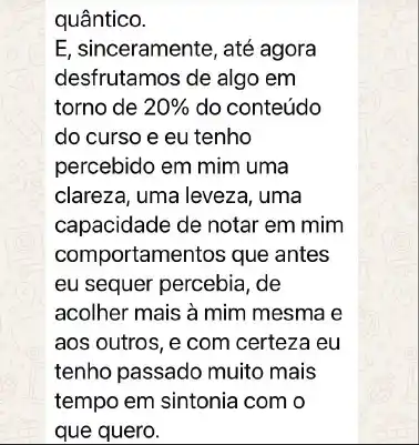 Resultado 6 do curso de Psicologia Positiva